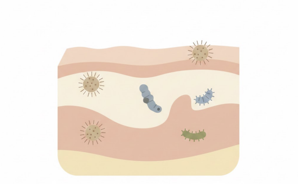 Kebersihan pribadi dan diskusi tentang papiloma serta parasit